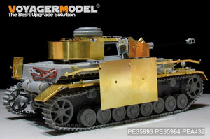 Voyager Model PEA432 WWII German Pz.Kpfw.IV Ausf.G (LateProduction) Schurzen (For Border 35001) 1/35 – Bild 4