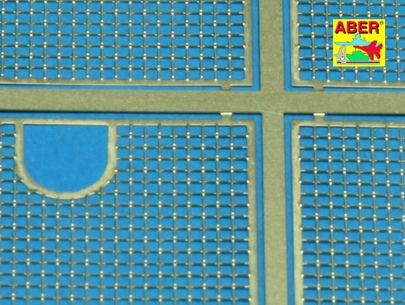 Aber 35G03 Grilles for german tank Tiger I 1/35 – obrázek 3