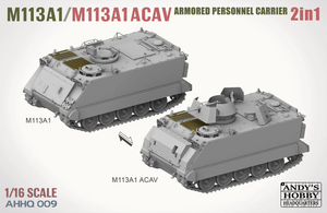 Andy&amp;#39;s Hobby Headquarters AHHQ-009 M113A1 / M113A1 ACAV 2 in 1 Kit 1/16 – image 5