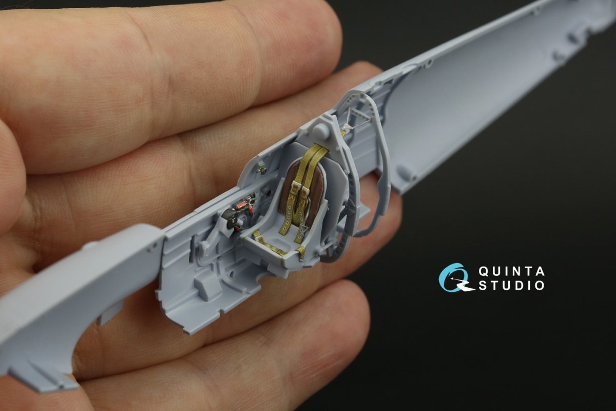 Quinta Studio QD48135 Spitfire Mk.V 3D-Printed &amp;amp; colored Interior on decal paper (Airfix) 1/48 – obrázek 10