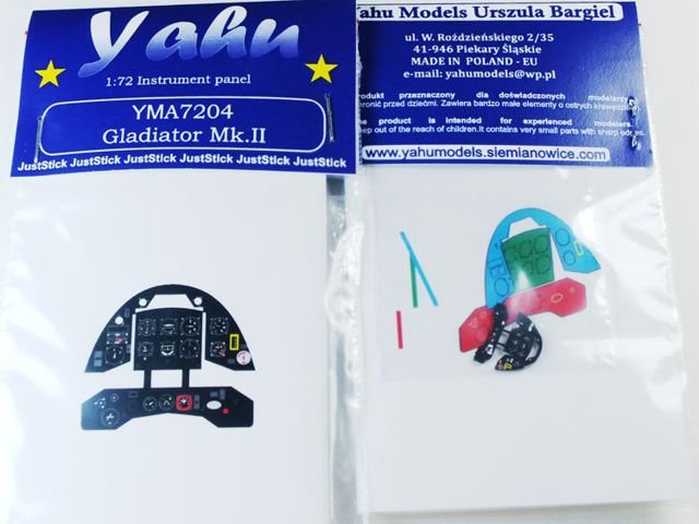 Yahu YMA7204 Gladiator Mk.II (Airfix / Sword / Pavla) 1/72