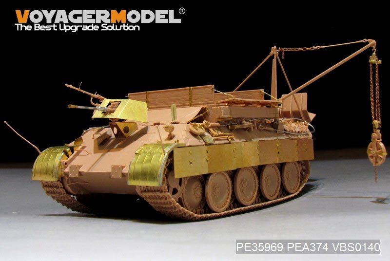 Voyager Model PE35969 WWII German Bergepanther Ausf.A (Early type,Panther A tool holders) Basic For MENG SS-015 1/35 – obrázek 3