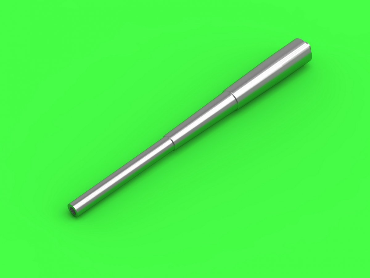 Master SM-350-106 SMS Seydlitz armament - barrels 280mm (10 pcs.), 150mm (12 pcs.), 88mm (8 pcs.) with resin elements for mounting the barrels (for Hobby Boss model) 1/350 – obrázek 2