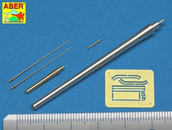 Aber 72L-51 Set of 2 barrels for German Heavy Tank MAUS 1/72 – image 2