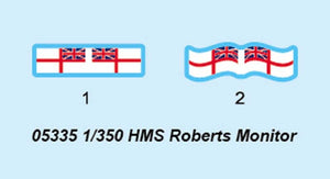 Trumpeter 05335 HMS Roberts Monitor – Bild 3