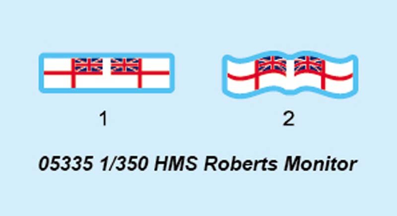 Trumpeter 05335 HMS Roberts Monitor – Bild 3