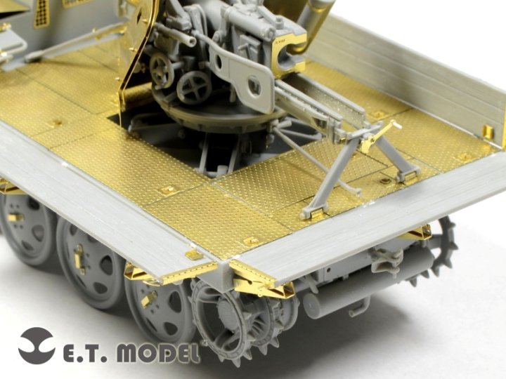 ET Model E35-070 WWII German 7.5cm Pak 40/4 auf RSO (For DRAGON 6640) (1/35) – immagine 7