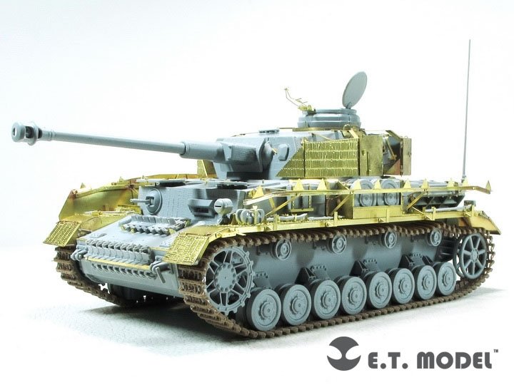 ET Modèle E35-290 WWII allemand Pz.Kpfw.IV Ausf.H avec Zimmerit Schurzen (version intermédiaire) pour DRAGON 1/35