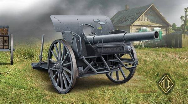 ACE 72290 German IWW howitzer 10,5cm leFH-16(Rh) 1/72