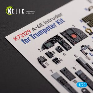 KELIK K72129 A-6E Intruder - interior 3D decals for Trumpeter kit 1/72 – image 4