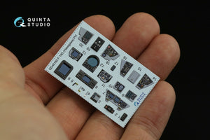 Quinta Studio QD48180 F-14D 3D-Printed &amp;amp; colored Interior on decal paper (Hasegawa) 1/48 – image 8