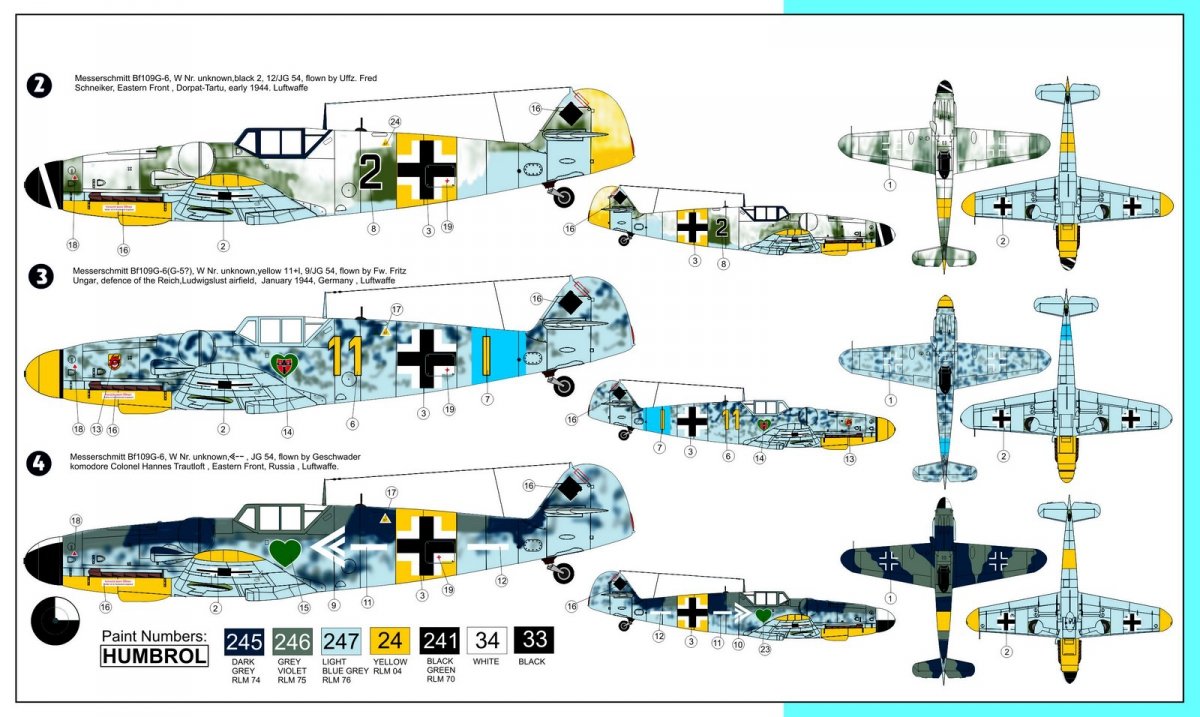 AZ Model AZ7454 Messerschmitt Bf 109G-6 Jagdgeschwader JG.54 1/72 – image 2