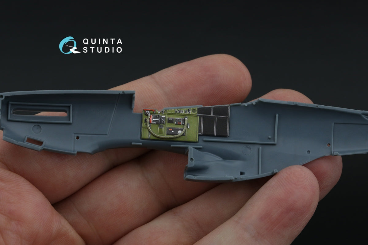 Quinta Studio QD72182 P-51D Mustang Late 3D-Printed &amp;amp; colored Interior on decal paper (Eduard) 1/72 – image 9