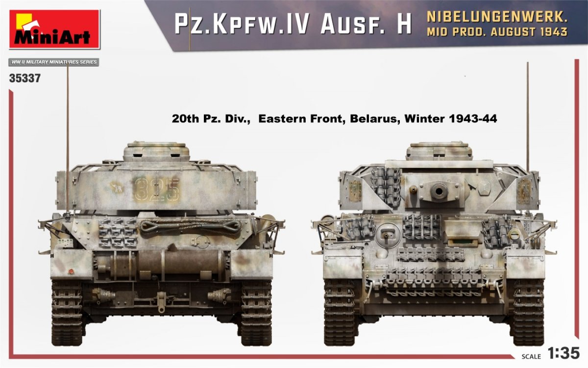 MiniArt 35337 Pz.Kpfw.IV Ausf. H NIBELUNGENWERK. MID PROD. AUGUST 1943 1/35 – image 7