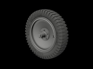 Panzer Art RE35-207 Road wheels for FlaK/Nebelwerfer trailers (gelande pattern) 1/35 – immagine 2
