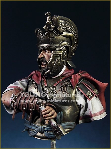 Young Miniatures YH1843 Roman Cavalry Officer- Theilenhofen Germany 2nd C. AD 1/10 – obrázek 2