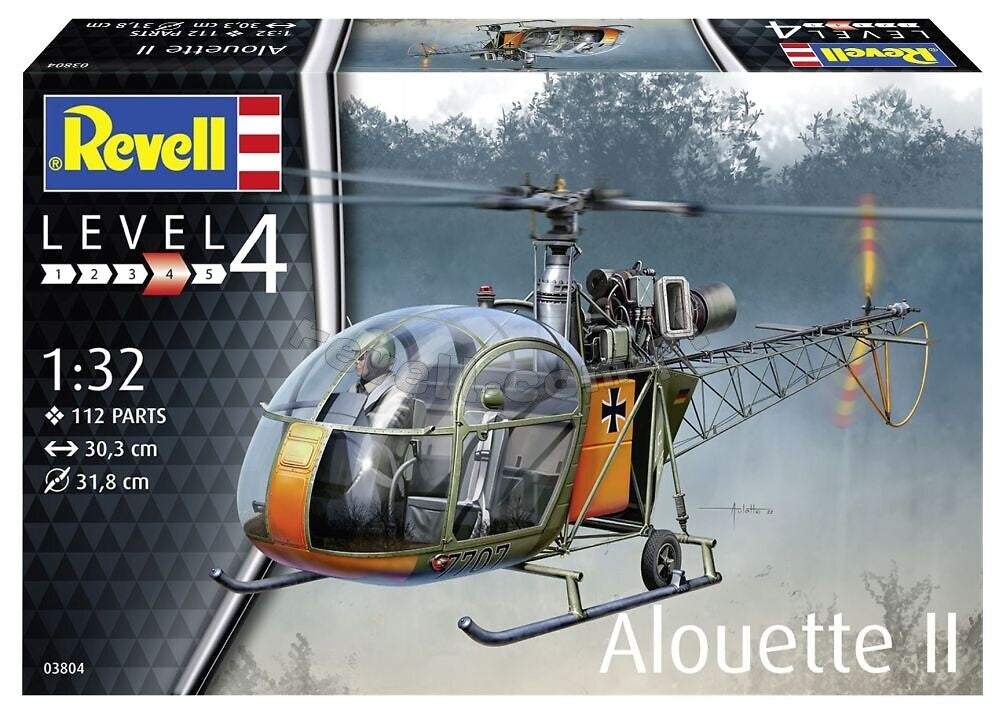 Revell 03804 Alouette II 1/32 – Bild 3