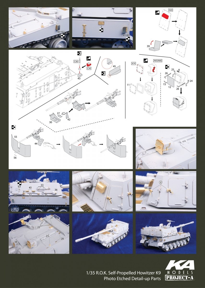 MK1 Design MM-35003 ROKA K9 DETAIL-UP ETCHED PARTS 1/35 – image 2