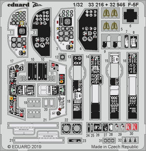 Eduard 32946 F-5F interior 1/32 KITTY HAWK