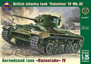 Ark Models 35017 British infantry tank &amp;quot;Valentine&amp;quot; IV Mk.III 1/35