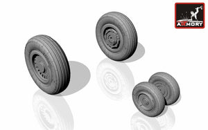 Armory Models AW72021 Mikoyan MiG-25 Foxbat wheels 1/72 – Bild 3