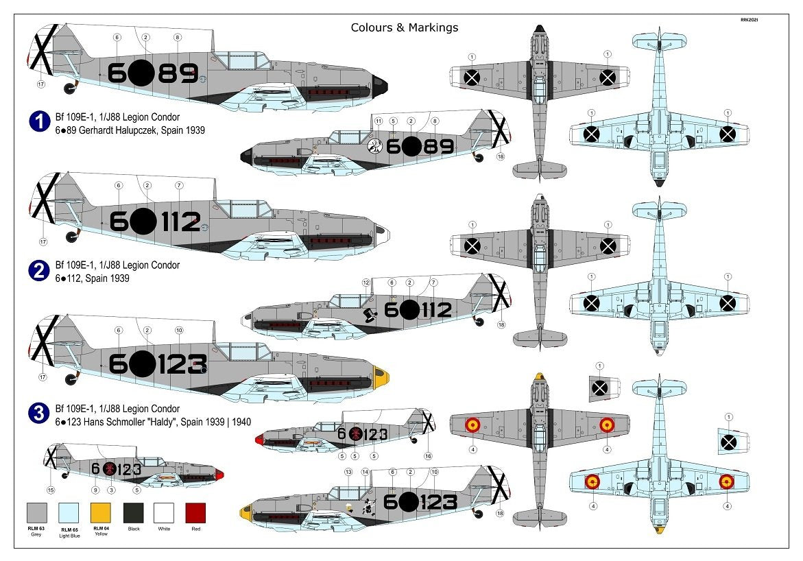AZ Model AZ7802 Bf 109E-1 “Legion Condor” 1/72 – image 2