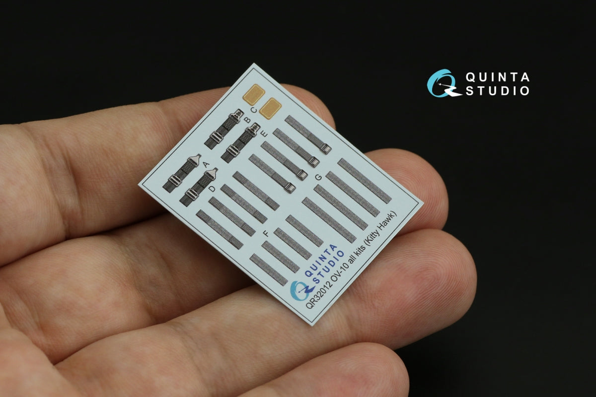 Quinta Studio QD32079 OV-10D 3D-Printed &amp;amp; colored Interior on decal paper (KittyHawk) 1/32 – Bild 8