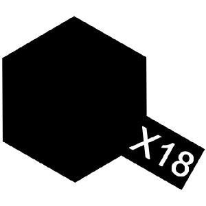 Tamiya X18 Semi Gloss Black (81518) Acrylic paint 10ml – image 2