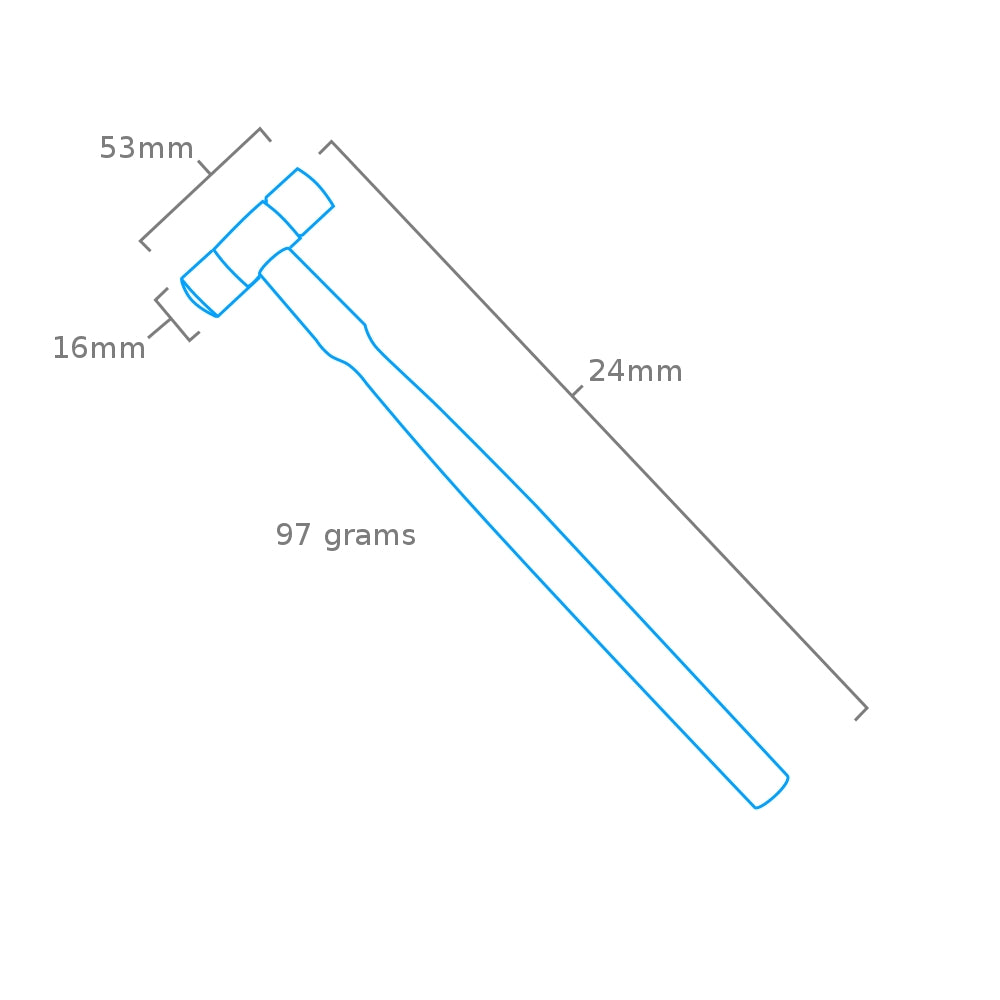 Modelcraft PHA5180 Brass Jewelers Hammer (3oz/84g) – Bild 2