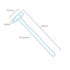 Modelcraft PHA5180 Brass Jewelers Hammer (3oz/84g) – Bild 2
