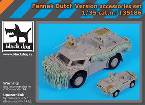 Black Dog T35186 Fennek Dutch version accessories set 1/35
