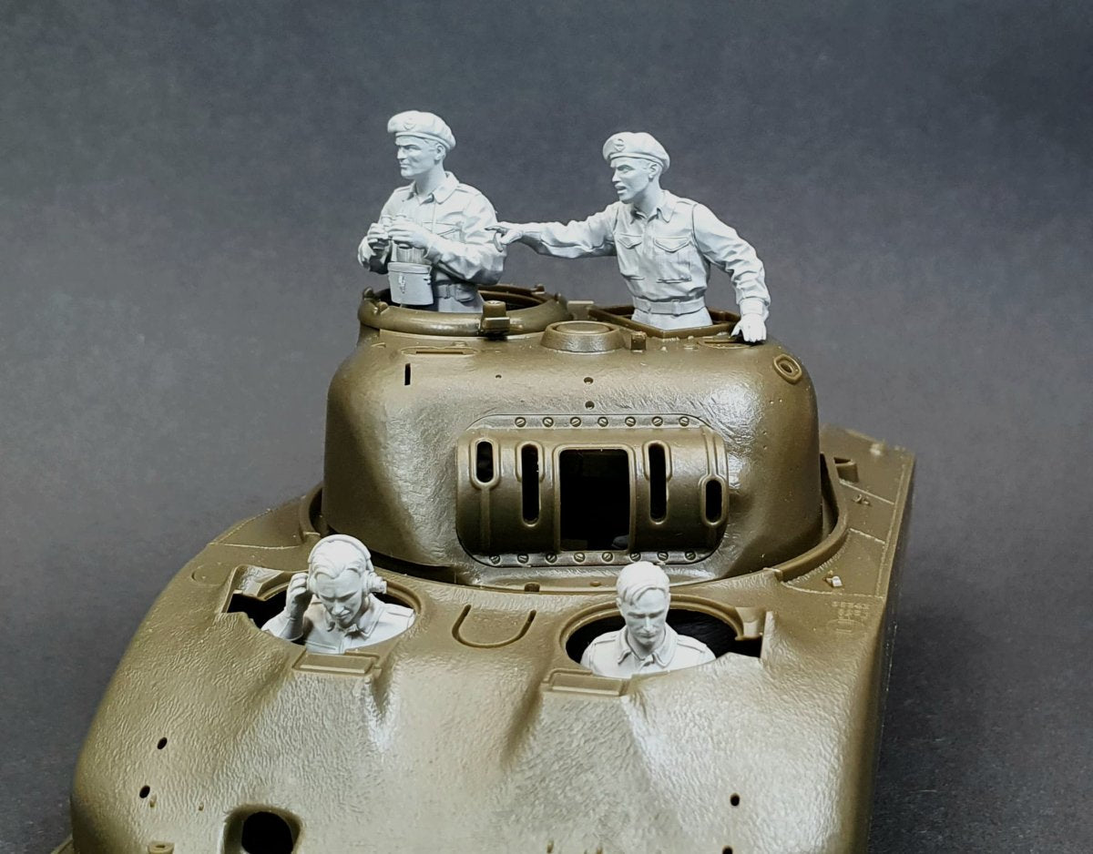 Panzer Art FI35-176 British Sherman tank crew 1/35 – Bild 2