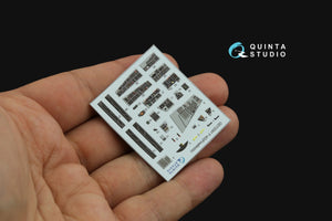 Quinta Studio QD72091 F-4D 3D-Printed &amp;amp; colored Interior on decal paper (Fine Molds) 1/72 – image 5