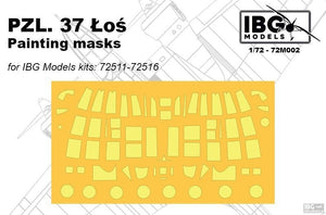 IBG 72M002 PZL.37 Moose Painting masks 72511-516 1/72