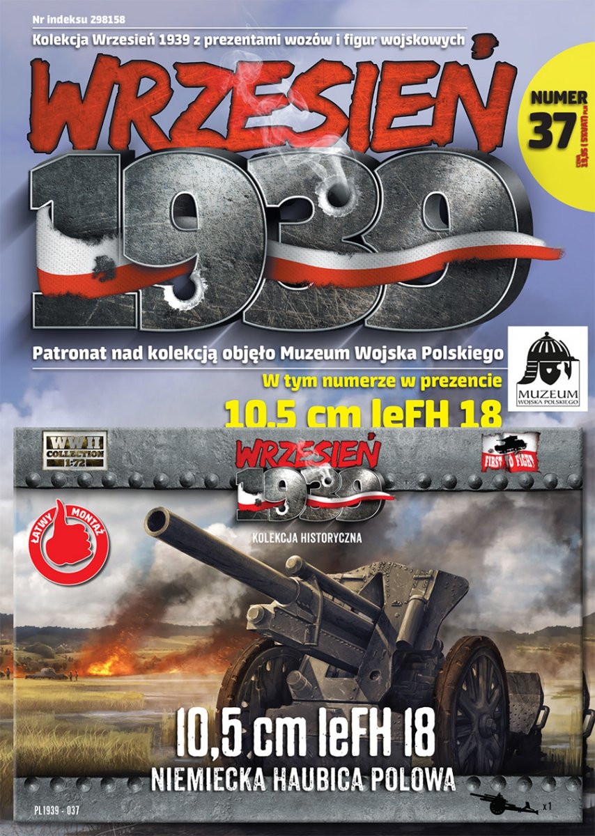 First to Fight PL037 10.5 cm leFH 18 – German Field Howitzer (1/72)