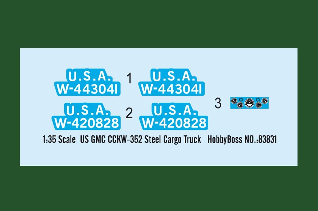 Hobby Boss 83831 US GMC CCKW-352 Steel Cargo Truck 1/35 – image 4
