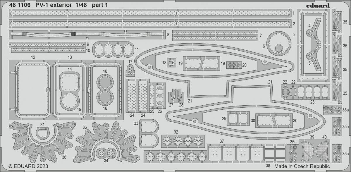 Eduard BIG49377 PV-1 PART II ACADEMY 1/48 – obrázek 3
