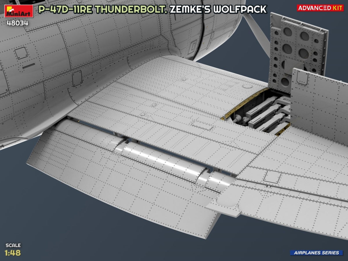 MiniArt 48034 P-47D-11RE Thunderbolt. Zemke&amp;#39;s Wolfpack. Advanced Kit 1/48 – obrázek 8