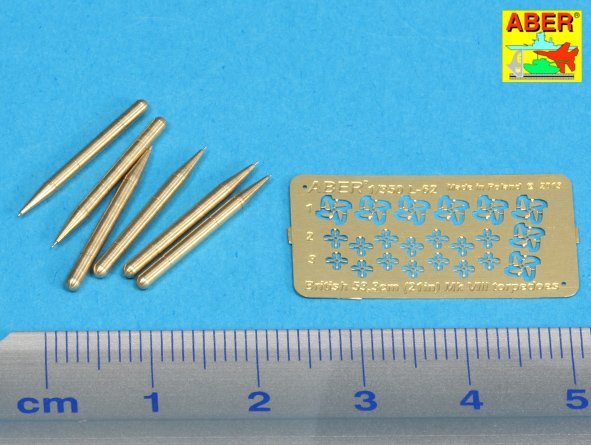 Aber 350L-62 Set of 6 British torpedoes 53.3cm MK.VIII (1/350) – image 2