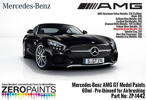 Peinture Zero Paints ZP-1442-MAGNETITE Mercedes-AMG GT Noir Magnétite Métallisé 60 ml