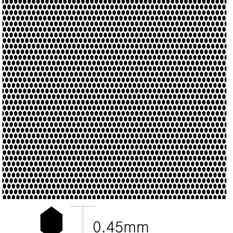 KA Models KA-00006 HEXAGON PATTERN MESH B 0.45mm X 0.3mm – obrázek 4