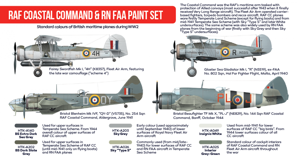 Hataka HTK-AS49 RAF Coastal Command &amp;amp; RN FAA paint (6x17ml) – Bild 2