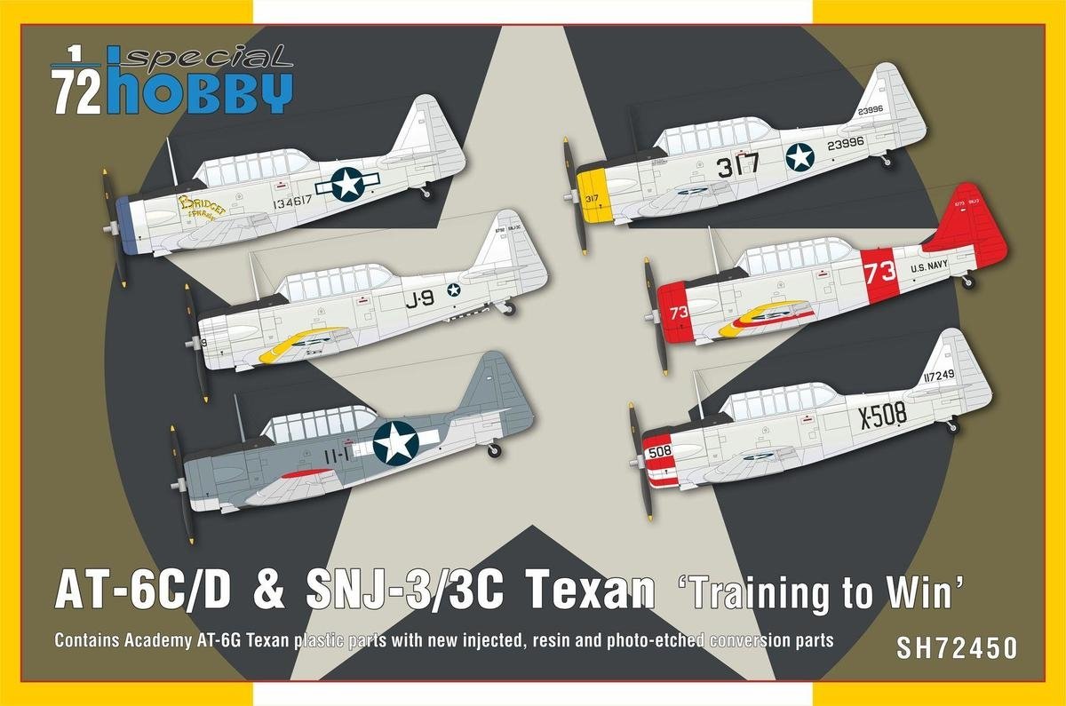 Special Hobby 72450 AT-6C/D &amp;amp; SNJ-3/3C Texan &amp;#39;Training to Win&amp;#39; 1/72
