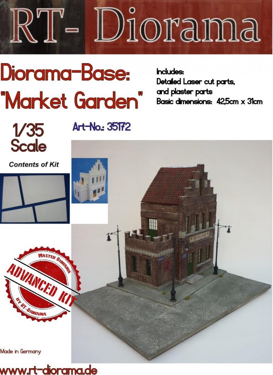 RT-Diorama 35172 Socle de diorama : « Jardin maraîcher » 1/35