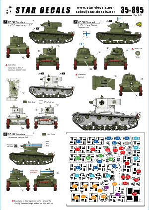 Star Decals 35-895 Finnish tanks in WW2 part 3 1/35 – immagine 2