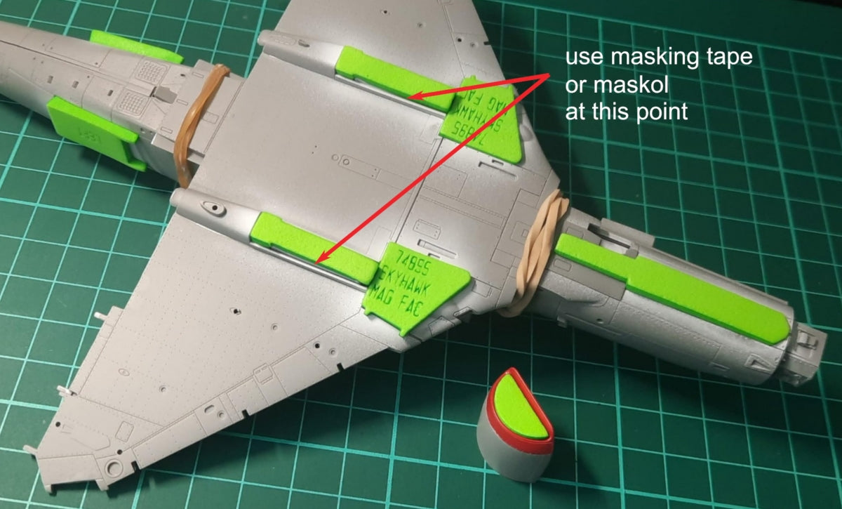 Omask 74895 A-4 Skyhawk wheelbay plugs (for Magic Factory) 1/48 – image 2