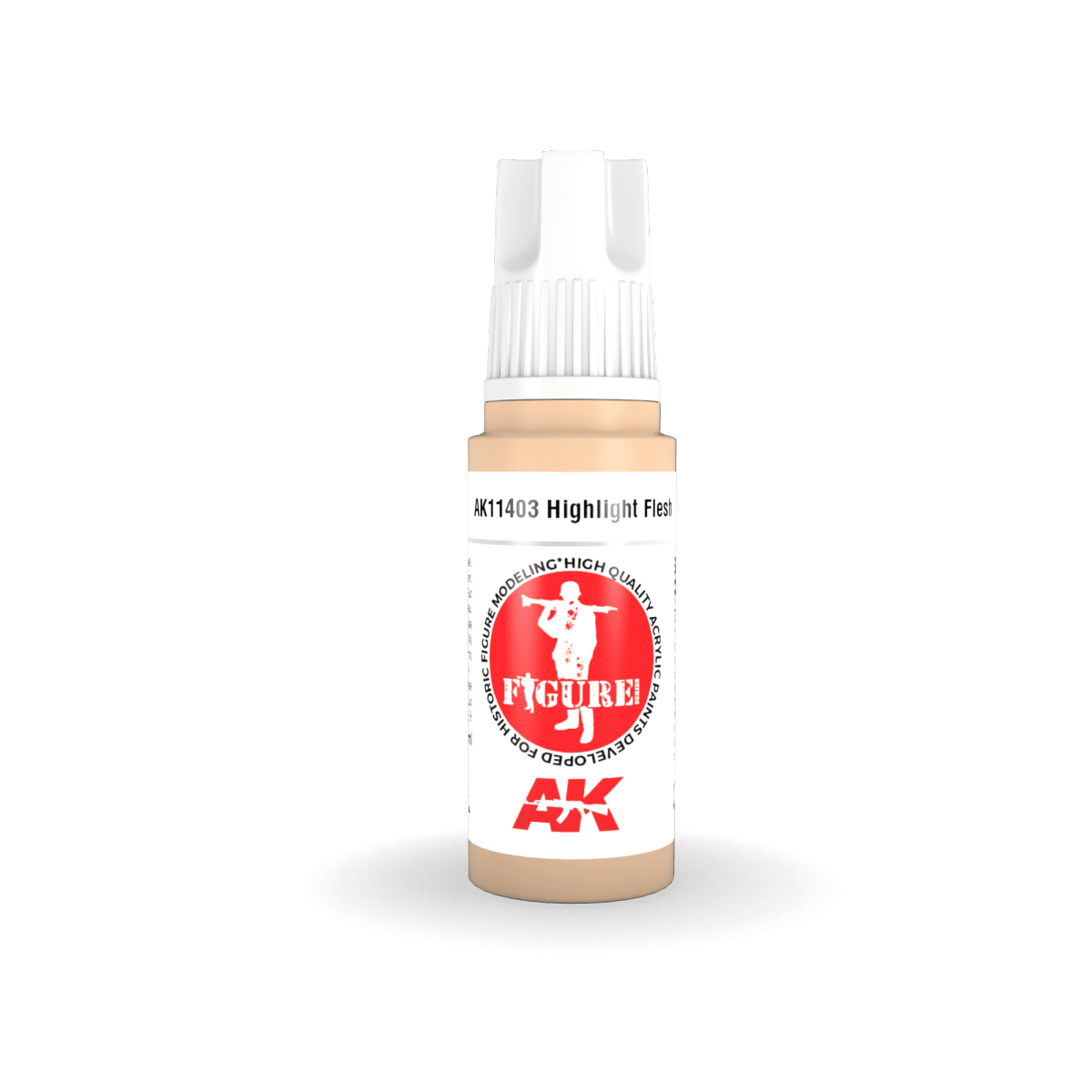 AK Interactive AK11403 Highlight Flesh 17ml – obrázek 2