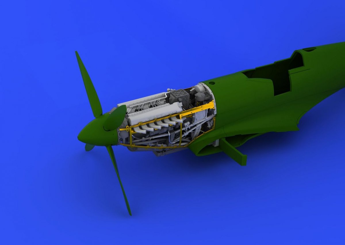 Eduard 648200 Spitfire Mk. VIII engine 1/48 (EDUARD) – immagine 5