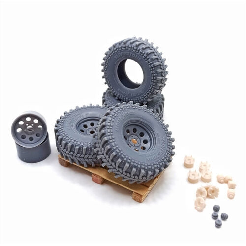Yamamoto YMPRIM20 Extreme Off-Road Tires And Rims 15&amp;quot; Pro Kit 1/24 – image 2