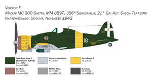 Italeri 2767 Macchi C.200 Serie XXI-XXIII 1/48 – immagine 8